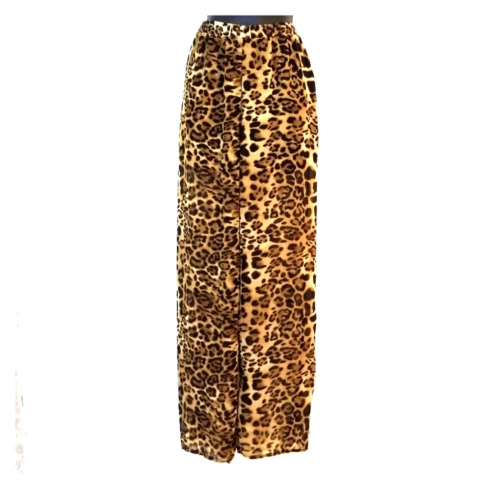 Stunning Flowy Wide Leg Pants Size L (D8991)